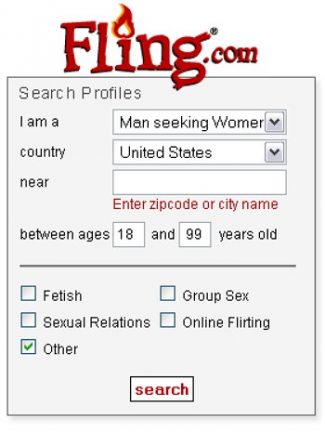 women looking for men fling dating form